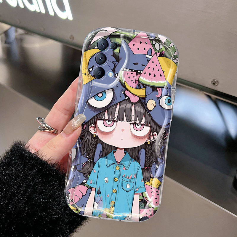 Casing Hp Untuk OPPO Reno 5 4G Reno 5 5G Reno 5K 5G Case Casing sarung HP gelombang Softcase Silikon