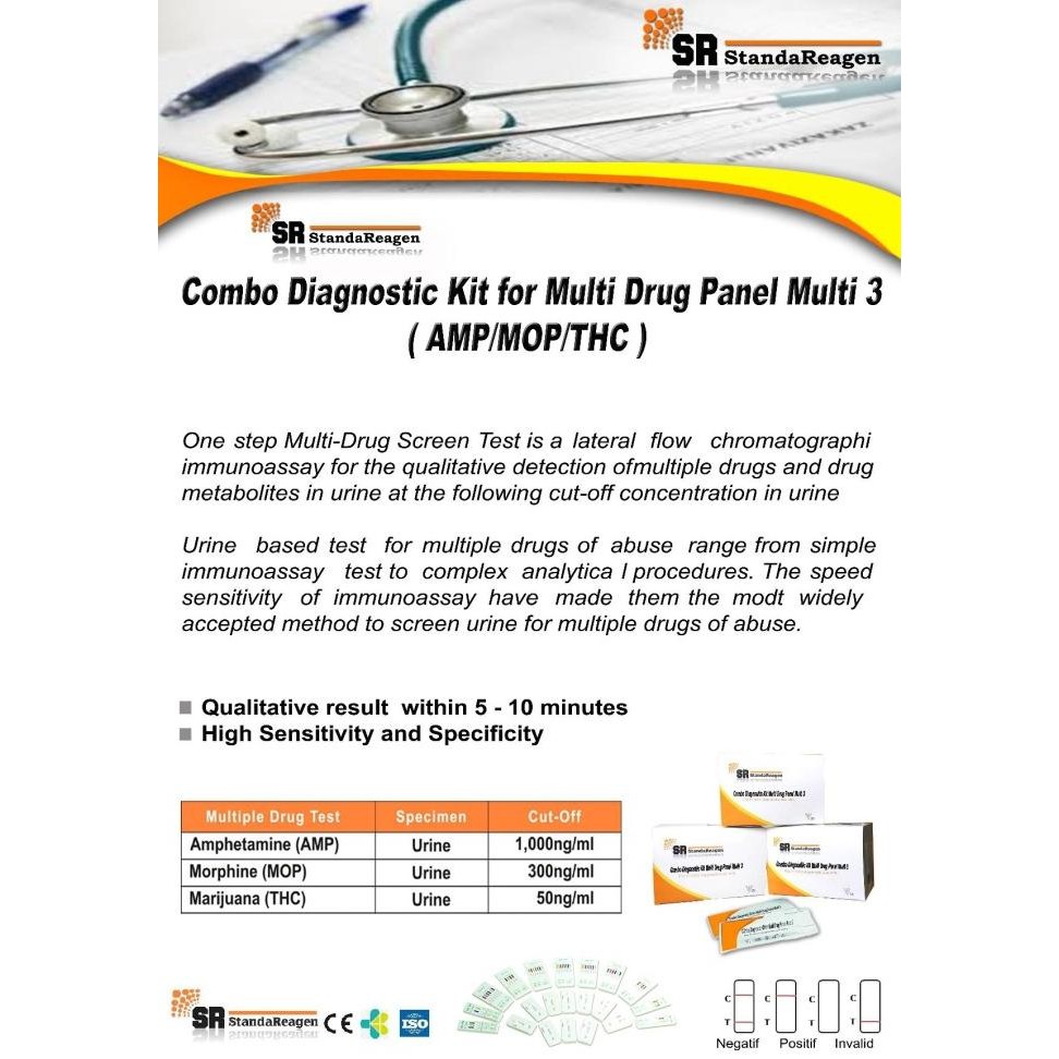 Tes Narkoba- 3 Parameter Merek Sr Isi 25 Terbaru