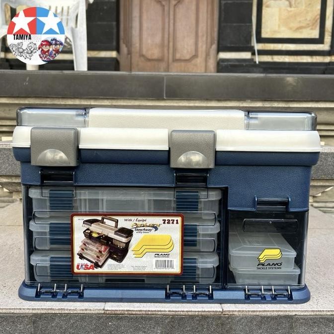 promooo... tool box pancing plano 7271 original tackle box tamiya box hjh