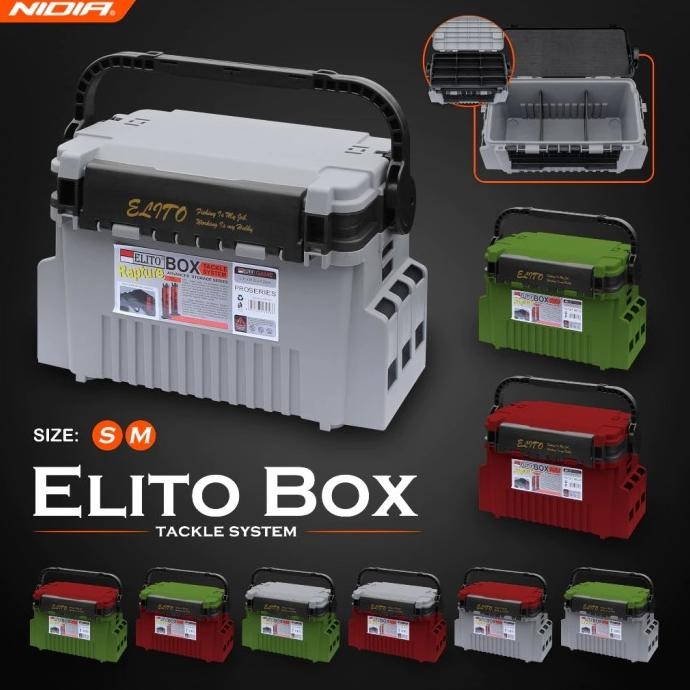 PROMOOO ... ELITO TACKLE BOX 6L DAN 12L | BOX PANCING