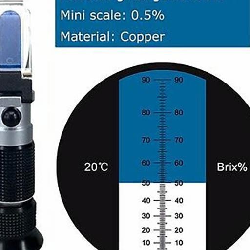 

Refractometer Brix 90% 0-90% Refraktometer Gula Sirup Jus Madu
