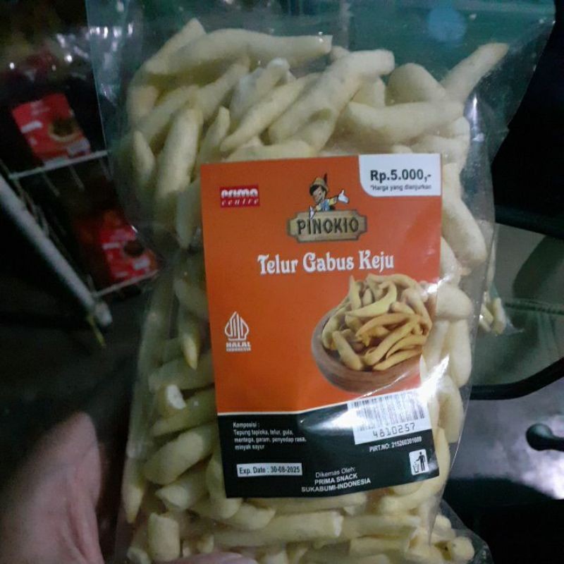 

snack telur gabus keju