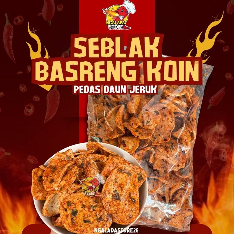 

Termurah [Flash Sale] Seblak Basreng Koin Pedas Daun Jeruk 1Kg | Seblak Basreng Viral High Quality
