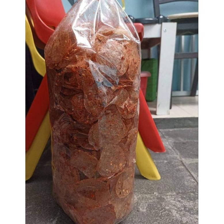 

Discount Kripca Keripik Kaca Pedas Daun Jeruk Kemasan 500Gram / Keripik Kaca 500Gr Pedas Daun Jeruk / Kripca Rempah Ngabret / Keripik Kaca / Keripik Beling / Keripik Beledeg 500Gr Premium