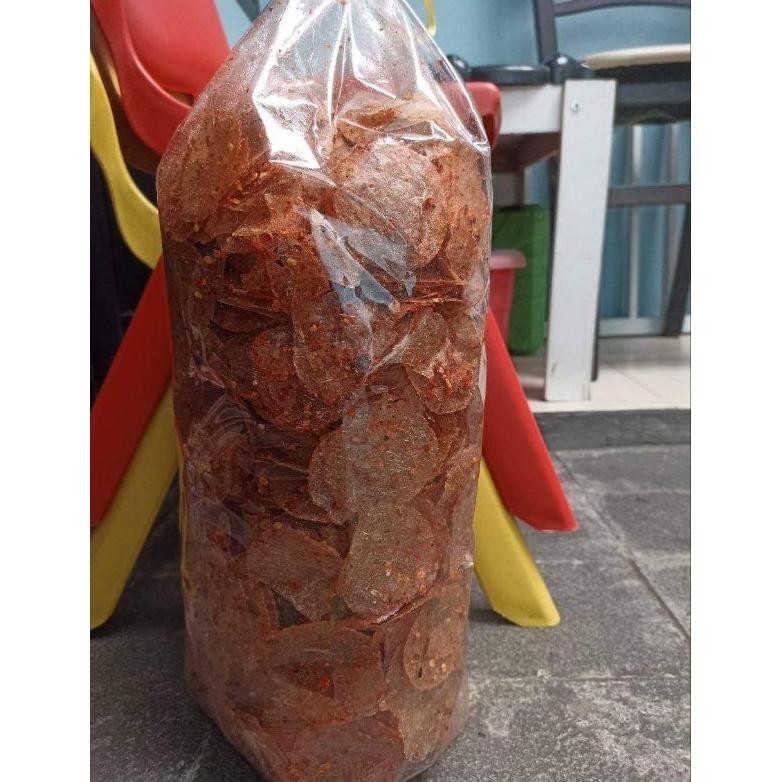 

Buruan Kripca Keripik Kaca Pedas Daun Jeruk Kemasan 500Gram / Keripik Kaca 500Gr Pedas Daun Jeruk / Kripca Rempah Ngabret / Keripik Kaca / Keripik Beling / Keripik Beledeg 500Gr Murah