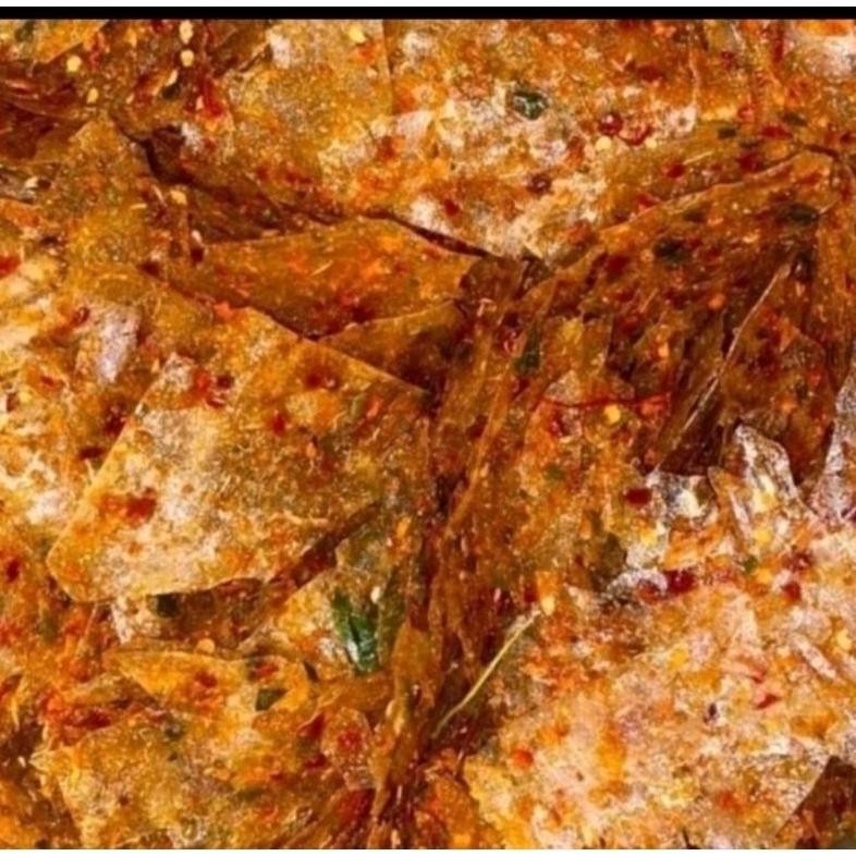 

Sale Kripca Kripik Kaca Pedas Daun Jeruk 500Gram Premium