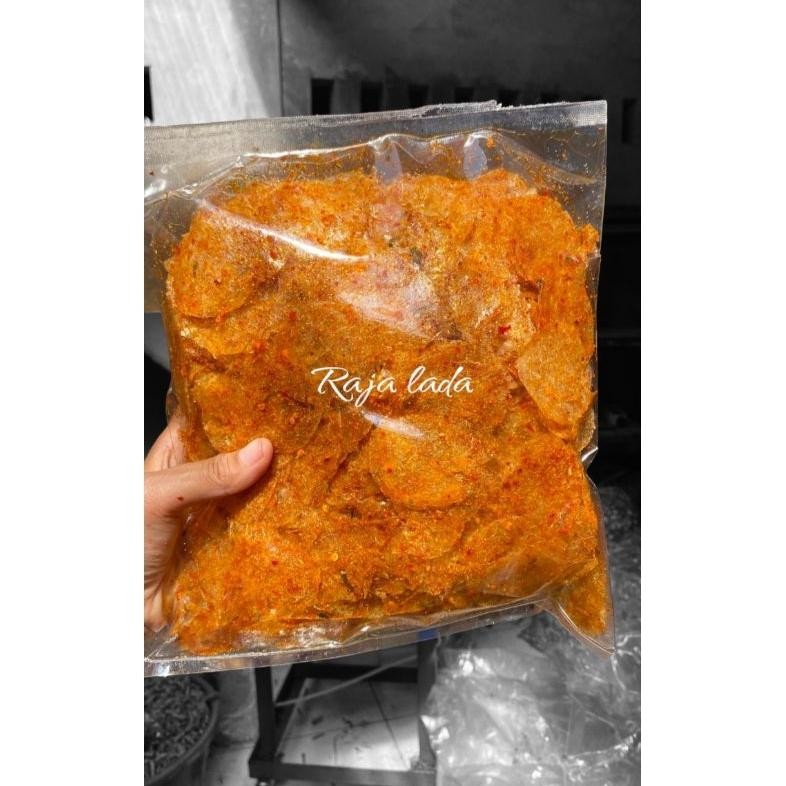 

Original Keripik Kaca 500Gr Pedas Daun Jeruk/ Kripca Kripik Kaca Premium