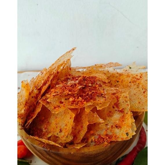 

Original Kripca Kripik Kaca Pedas Daun Jeruk 500Gr High Quality