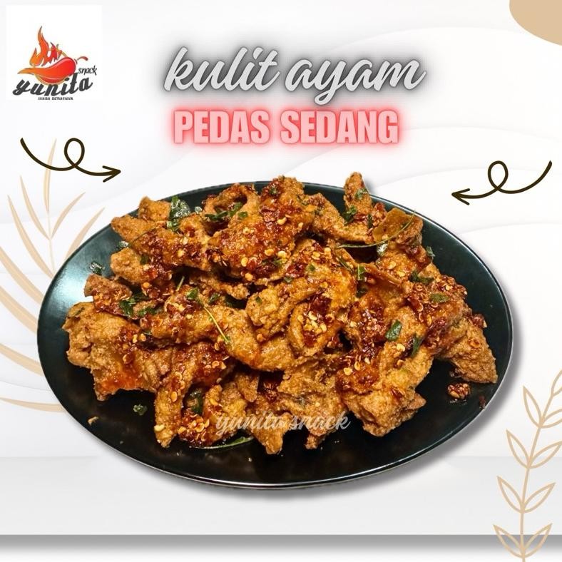 

Terpercaya Keripik Kulit Crispy Pedas Daun Jeruk 250 Gram Grosir