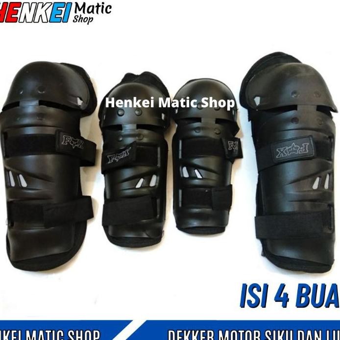 Fox Deker Lutut Motor - Gaman Lutut Motor - Dekker Deer Protektor Pelindung Lutut Siku Motor
