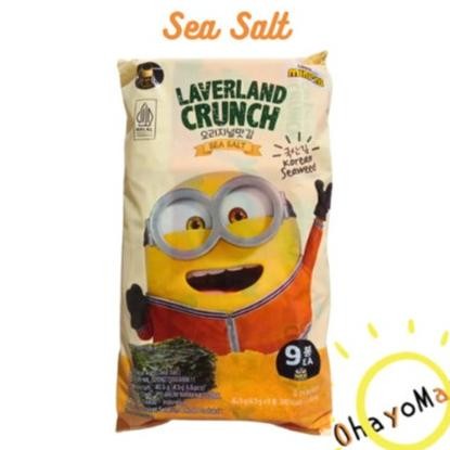 

Laverland Crunch sea salt/ Rumput Laut/ seasalt seaweed/ snack seaweed es77