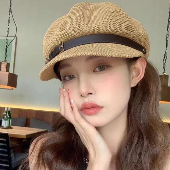 Caliloops Topi Baret Premium Rajut Wanita Dewasa Korean Style Soyeon TA