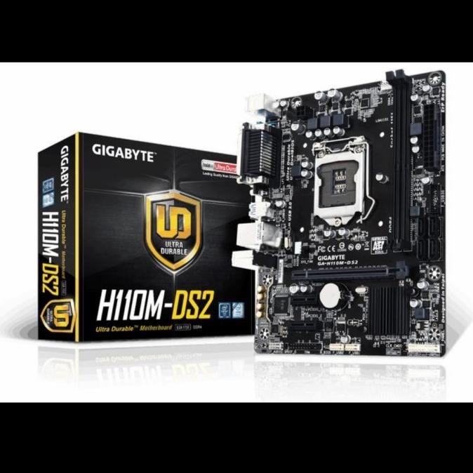 Gigabyte H110M-Ds2 Socket 1151 H110 Baru