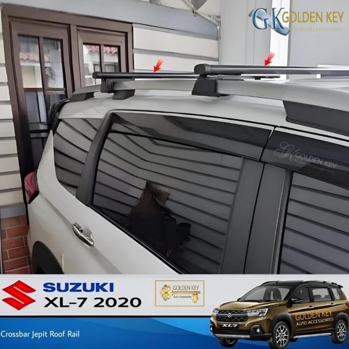 Aksesoris Mobil Crossbar Jepit Roof Rail Xl7 2020 Kaki Sport Rack Jepit Roof Rail