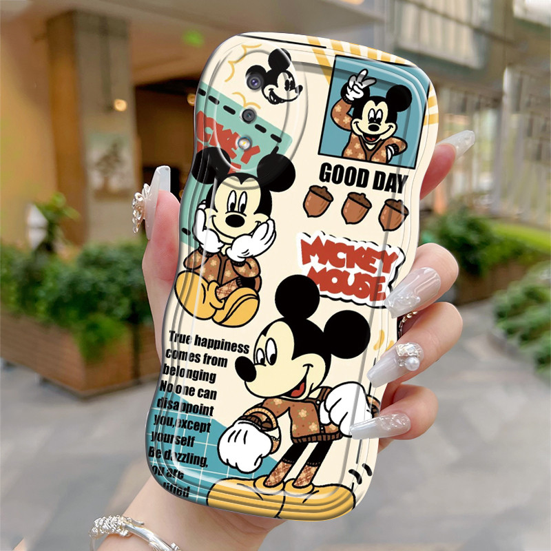 Casing Hp Untuk Samsung Galaxy A02 M02 Case Casing Kesing sarung HP pelindung silikon pola Mickey Mo