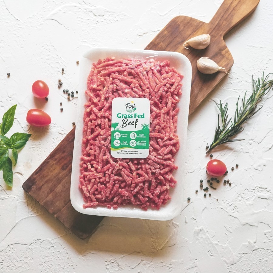 

Grass Fed Striploin Minced Beef (500 g) Daging Giling PREMIUM Grassfed