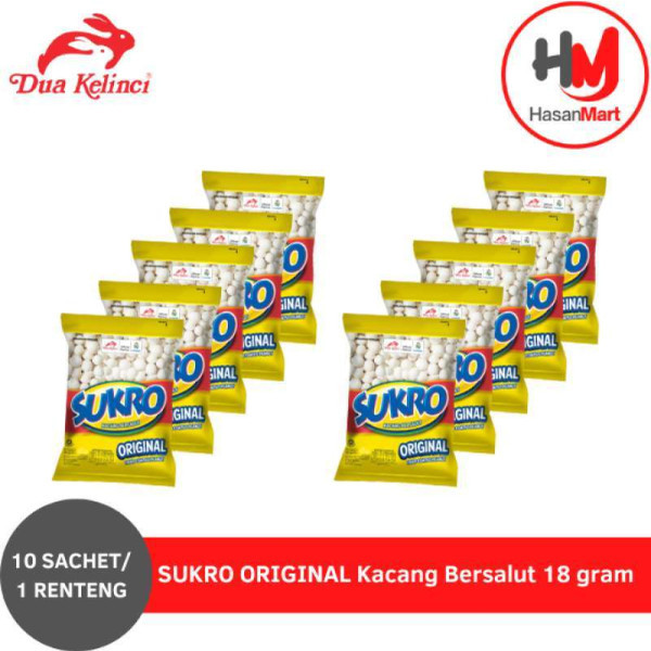 

SUKRO Original 18 gram [1 Renceng isi 10 Sachet]