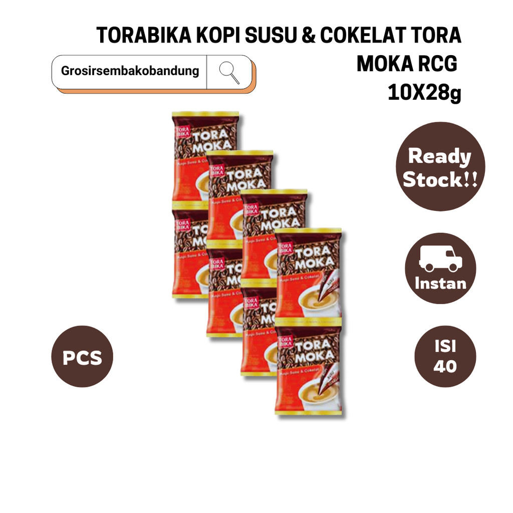 

TORABIKA KOPI SUSU & COKELAT TORA MOKA RCG 10X28g - 4 Rcg - Kota Bandung
