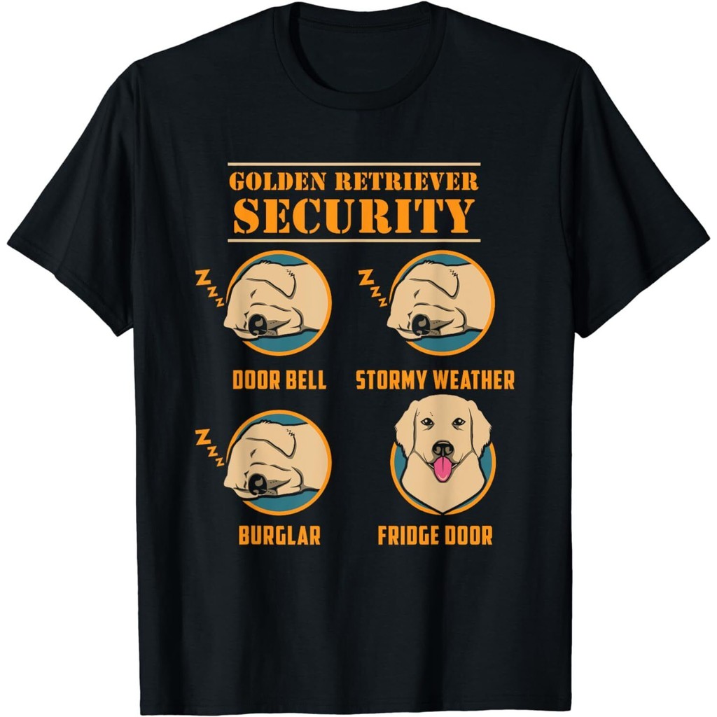 Kaos Anjing Keamanan Golden Retriever Golden Retriever