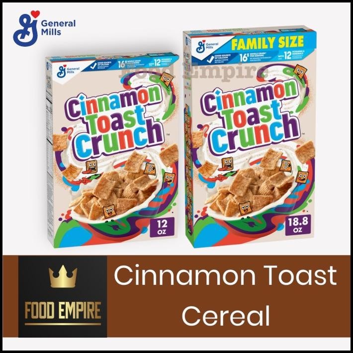 

Cinnamon Toast Crunch Cereal 12 Oz | General Mills 340 Gram