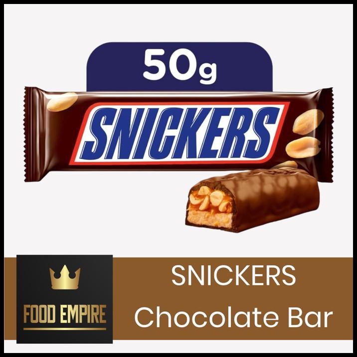 Snickers Chocolate Bar 50 Gram | Coklat Snickers