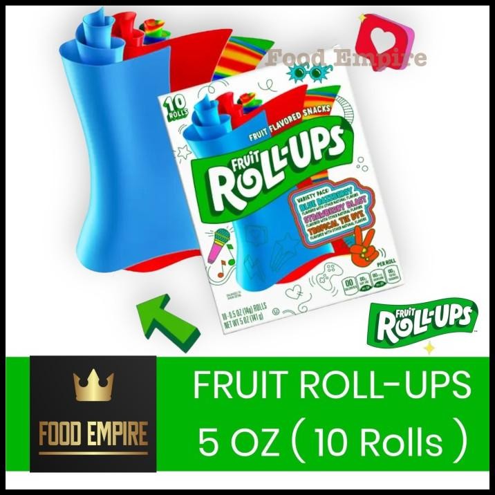 

Fruit Roll - Ups Variety Pack 5 Oz | Fruit Flavored Snacks 141 Gram
