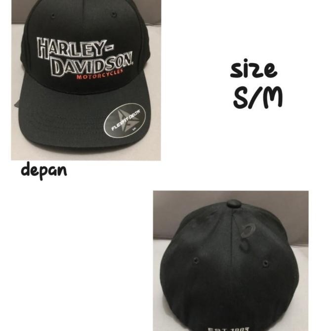 TOPI SNAPBACK Topi Harley Davidson M/L (Ori USA)