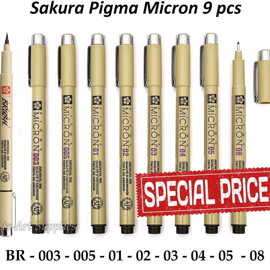 

Sakura Pigma cron Set 9 pcs / Drawing Pen