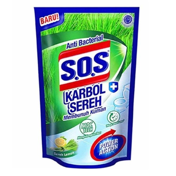 SOS KARBOL CLASSIC SEREH LEMON POUCH 700 ML