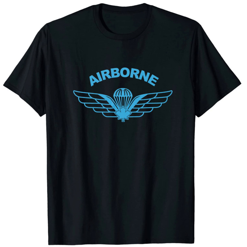 Kaos Canadian Airborne Wings Ukuran Kaos Pria