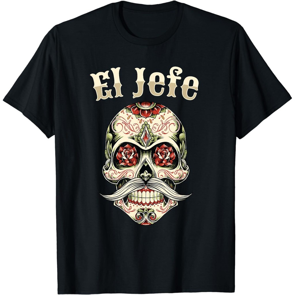 El Jefe Tengkorak Gula Pria Dia De Los Muertos El Jefe Kaos