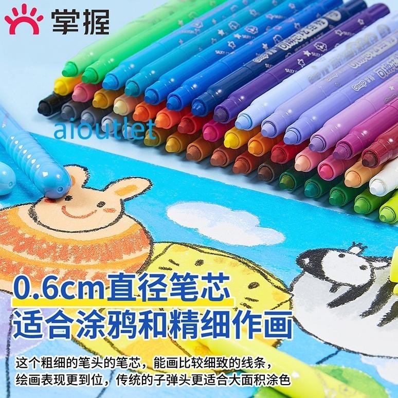 

VIRAL Silky Crayon Grasp 12 / 23 / 36 / 48 Warna Besar / Sedang / Kecil Crayon Licin Watercolori sa