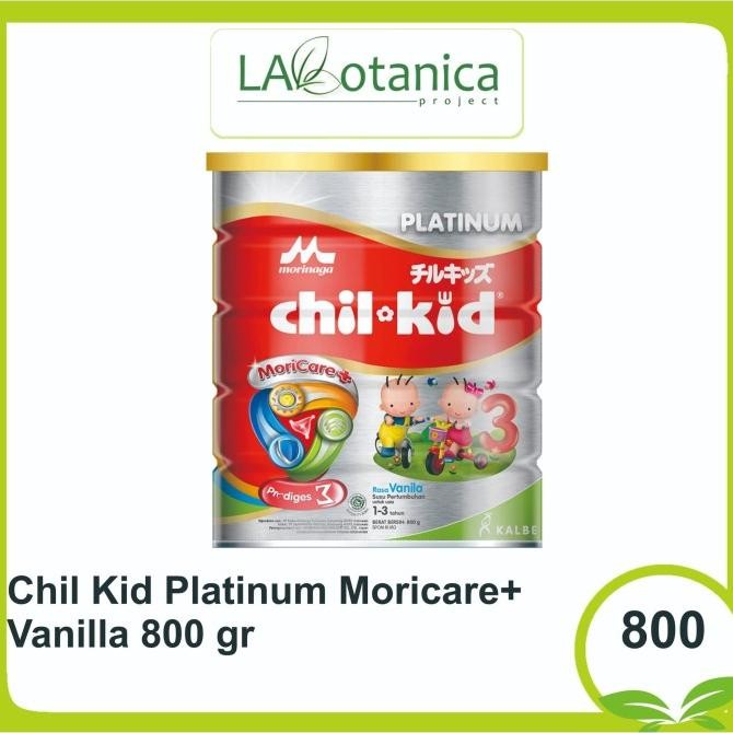 

MORINAGA CHIL KID PLATINUM MORICARE VANILA 800 GRAM