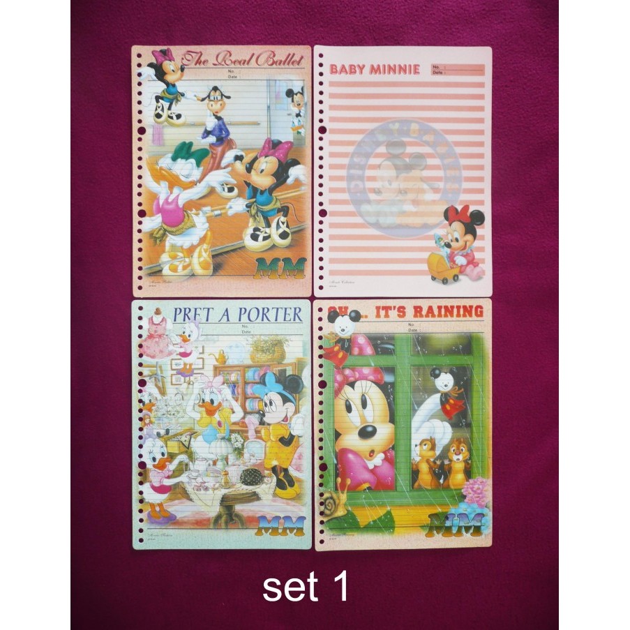 

Amberela - Loose Leaf/Kertas File/Kertas Binder Karakter Mickey Mouse 01
