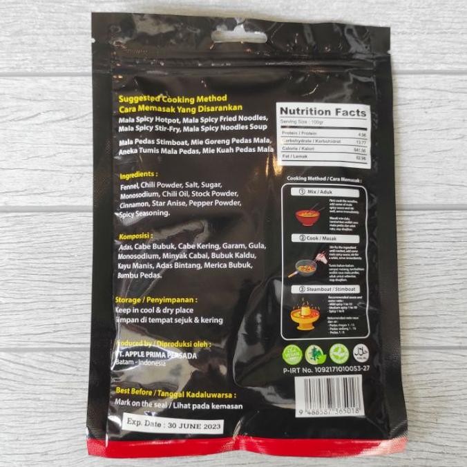 

Sky Tastes Mala Spicy Chili 200g Vegetarian Vegan