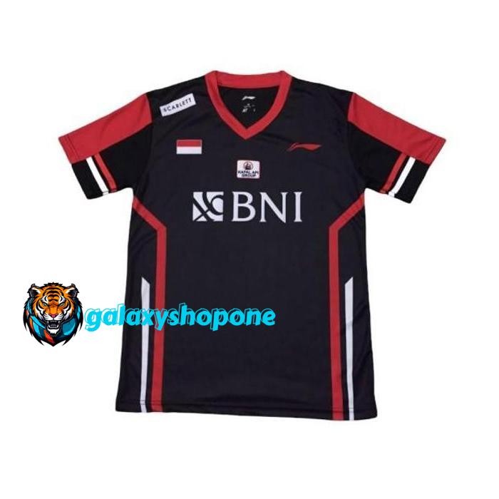 GALAXY SHOP JERSEY BAJU BADMINTON BULUTANGKIS LINING L.159 HITAM | LINING L.159 HITAM | BAJU BADMINT