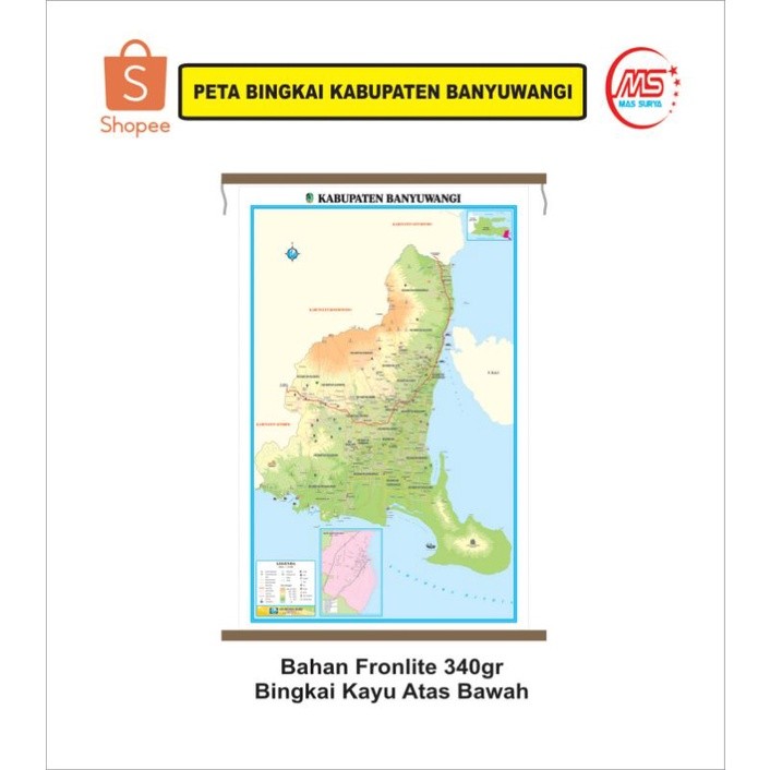

Peta Kabupaten Banyuwangi Sedang Bingkai