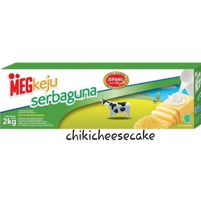 

KEJU MEG CHEDDAR CHEESE SERBAGUNA 2 KG KOTAK HIJAU