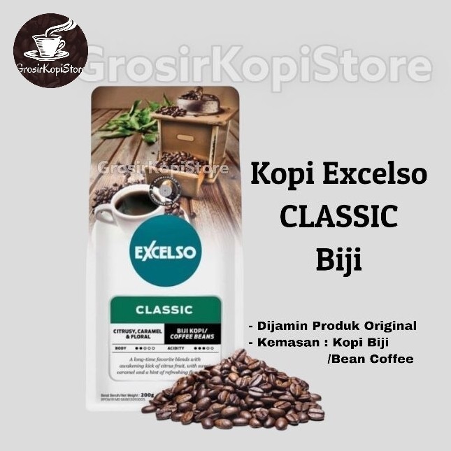 

Kopi Biji Classic Excelso 200 Gram