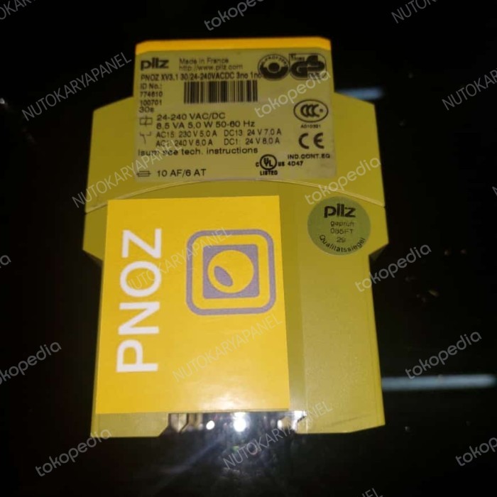 Pilz Pnoz Xv3.1 30/24Vdc 3N/O 1N/C 2N/O T 774610 100701 Safety Relay Genuine
