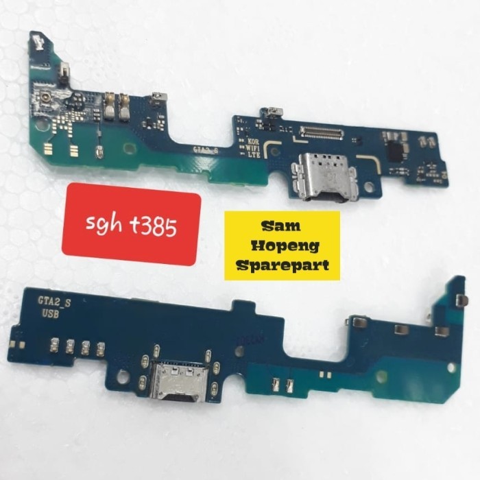 PCB Papan Connector Konektor Charger Samsung Tab A 8.0 T385 Original