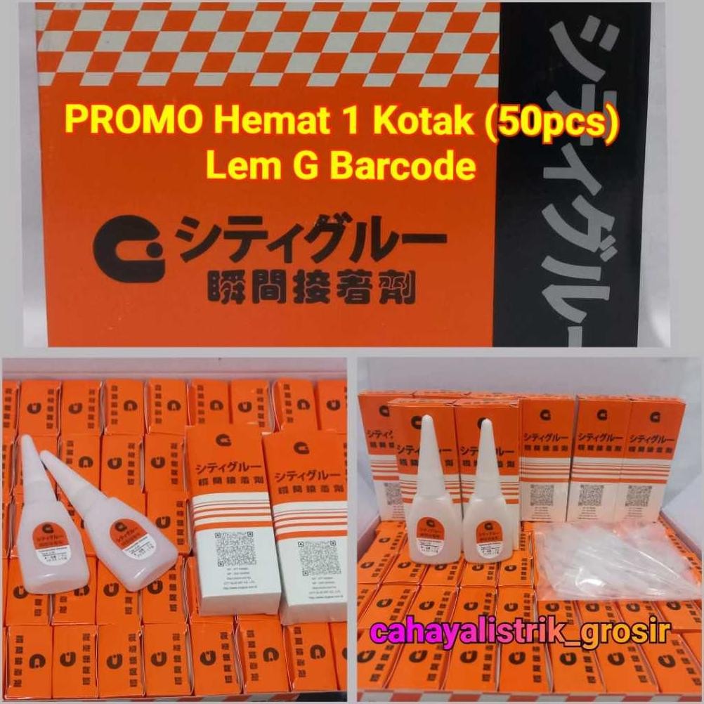 

SPECIAL Lem G PROMO Hemat 1 Kotak (50 pcs) Lem G Barcode/Lem Serbaguna/Lem Korea Do86