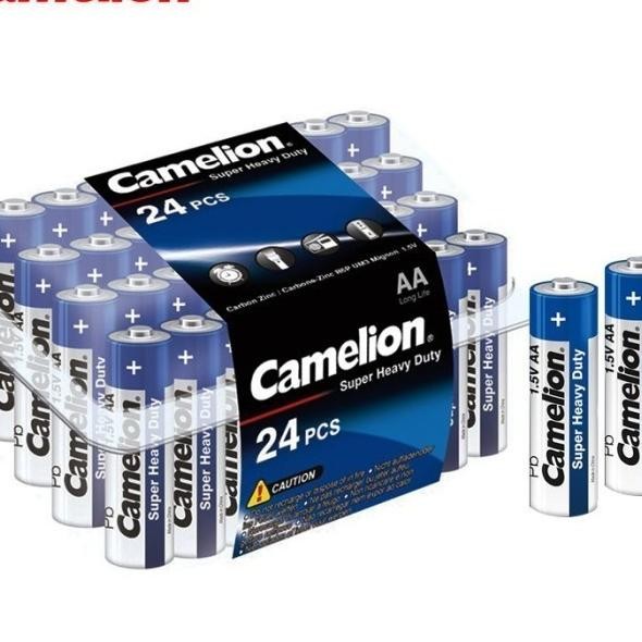 Baterai/Battery/Batere Camelion Heavy Duty Aa Isi 24 Pcs