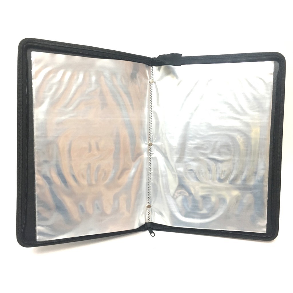 

nicart Document Keeper Cover PU / Clear Holder / Display Book F4 Isi 40 Poet - Yushinca DK40