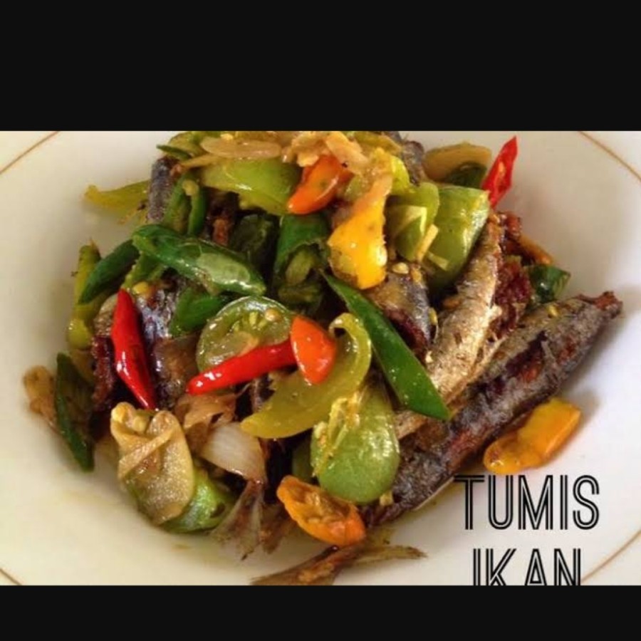 

Tumis ikan cue keranjang