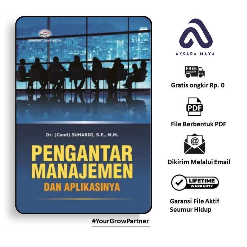 

1682. Pengantar Manajemen dan Aplikasinya (Dr (Cand)