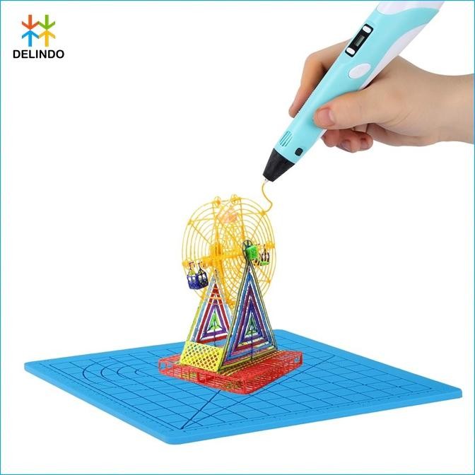 

gfd-6 3d Pen Pulpen 3 Dimensi Stereoscopic Printing Pen Portale Mainan Berkualitas