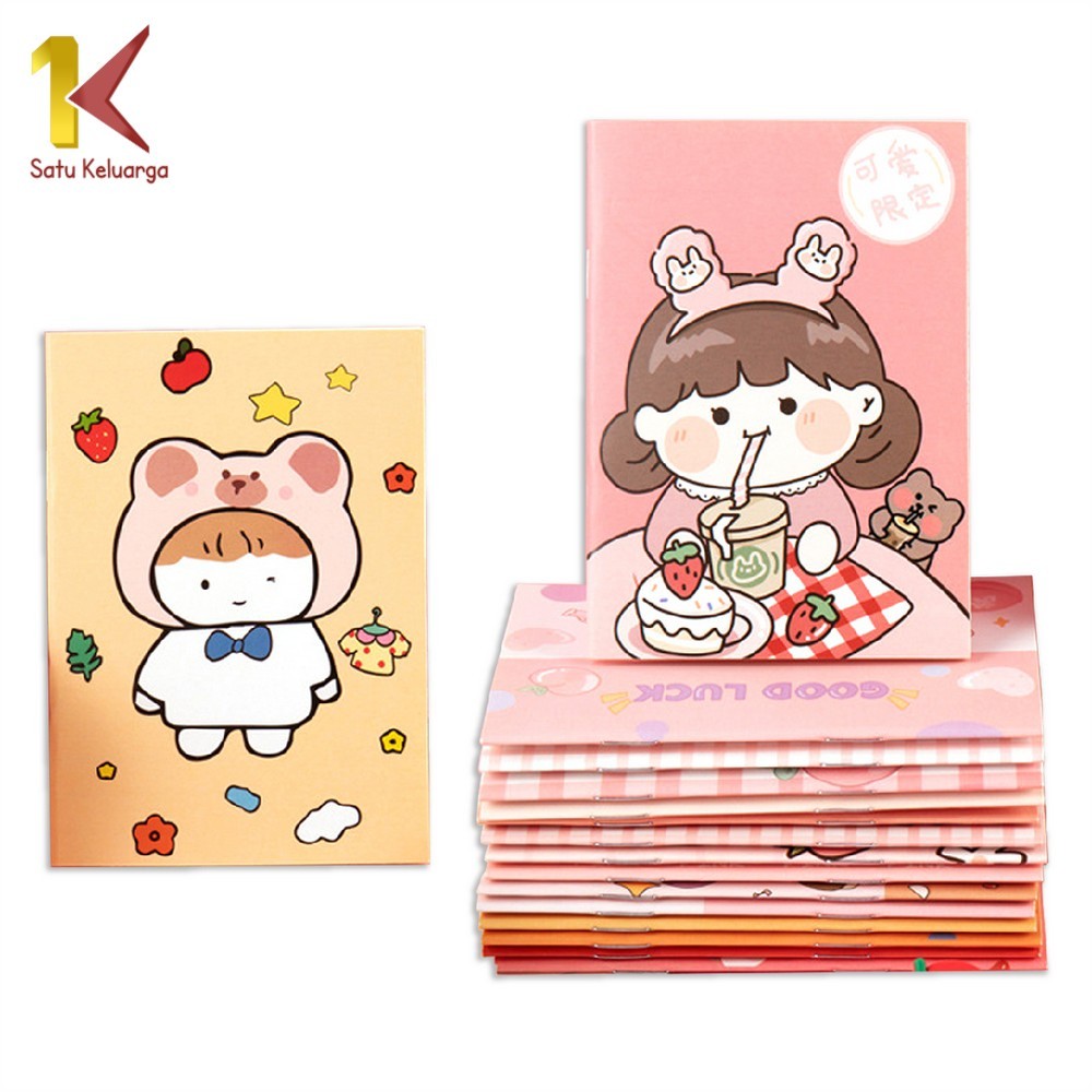 

Satu Keluarga Buku Tulis Mini Notebook A25 Buku Catatan Cartoon Mini Book Lucu Buku Tulis Memo Kecil