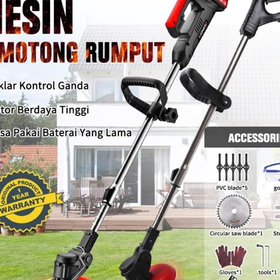 Mesin Potong Rumput 36V/48V Mesin Pemotong Rumput Mesin Rumput Baterai