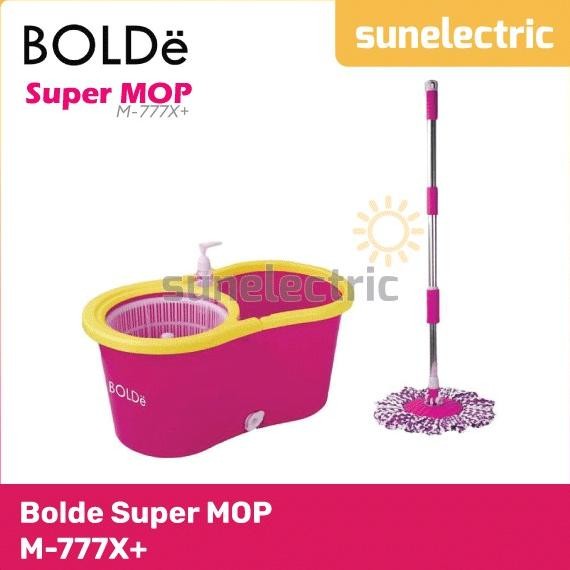 Vw | Bolde Super Mop M777X+ / Alat Pel Lantai Super Spin Mop Pel Putar M-777+ / M 777X+